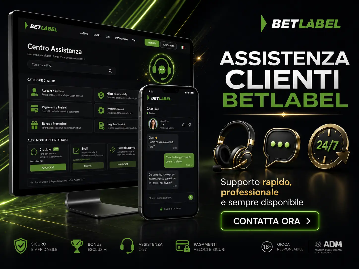 Assistenza Clienti per gli Utenti Italiani
