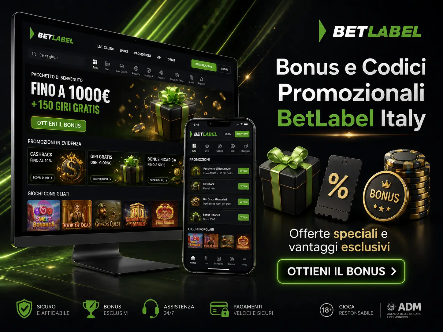 Bonus BetLabel Italy e Codici Promozionali