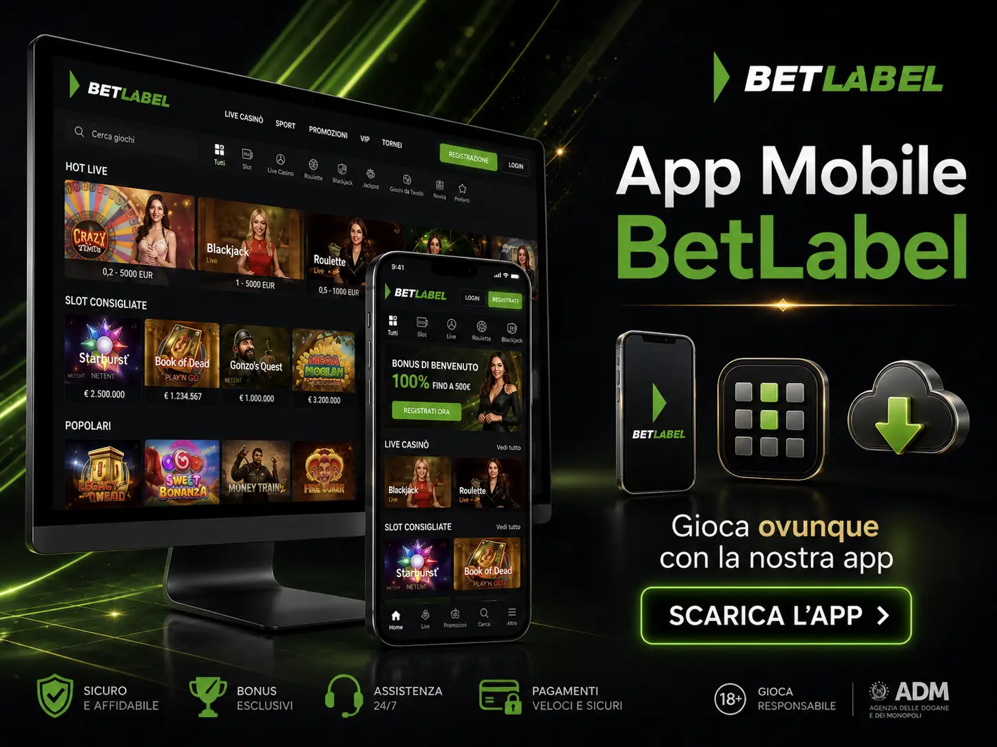 App Mobile BetLabel