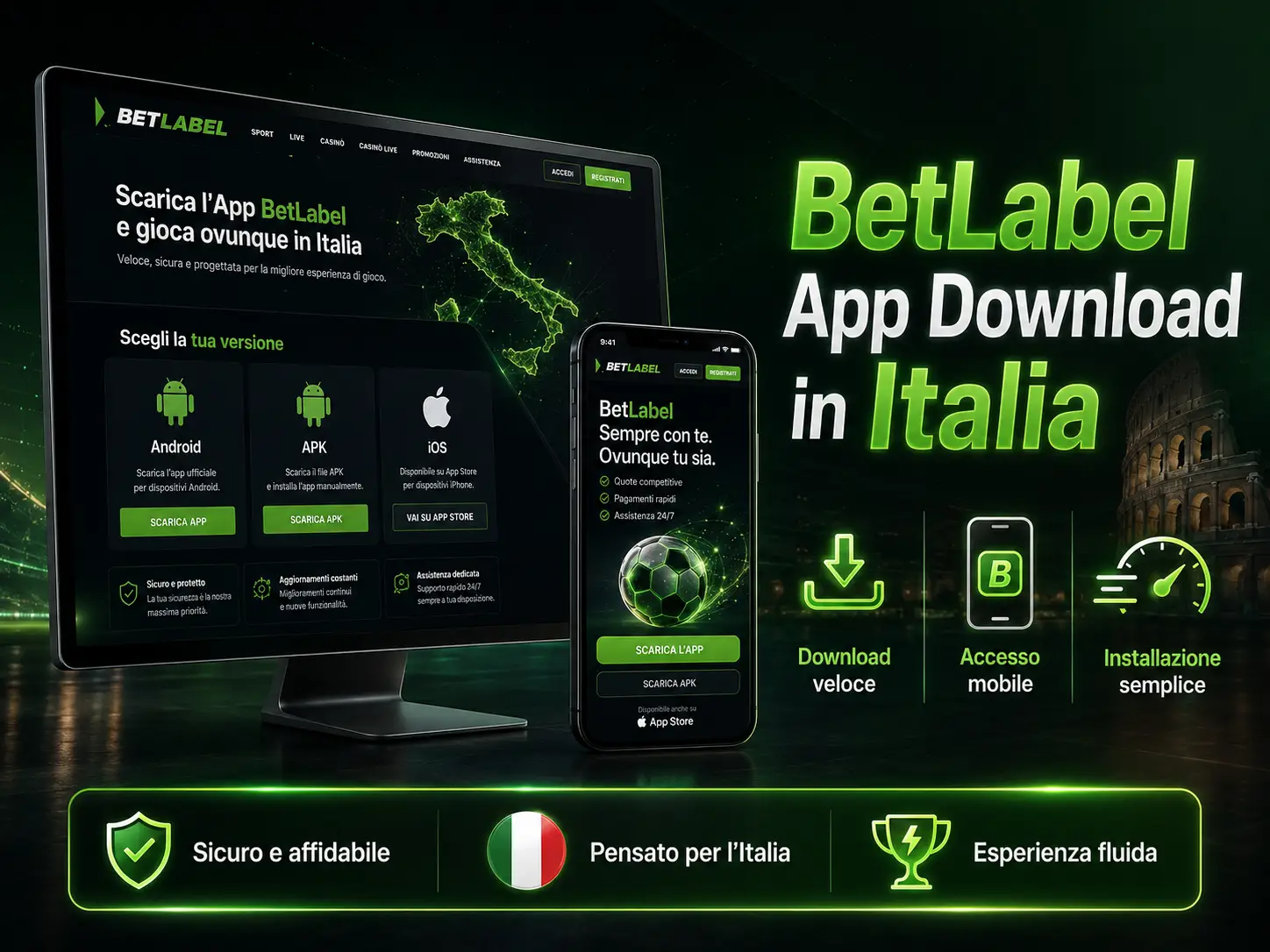 BetLabel App Download in Italia