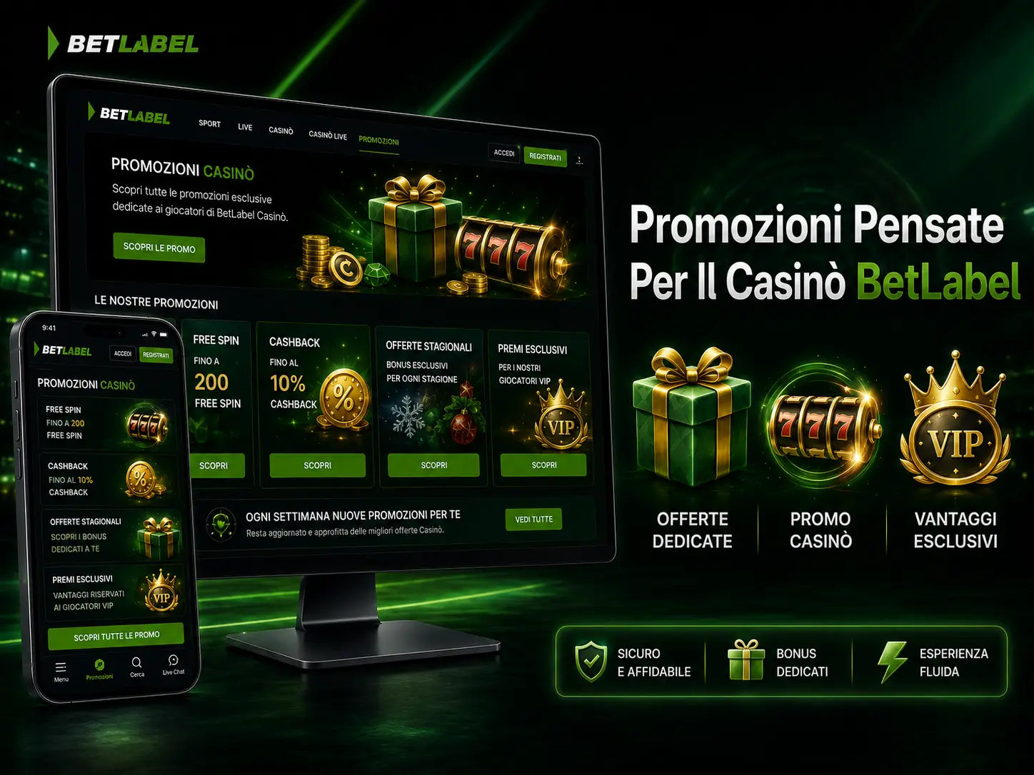 Promozioni Pensate Per Il Casinò BetLabel