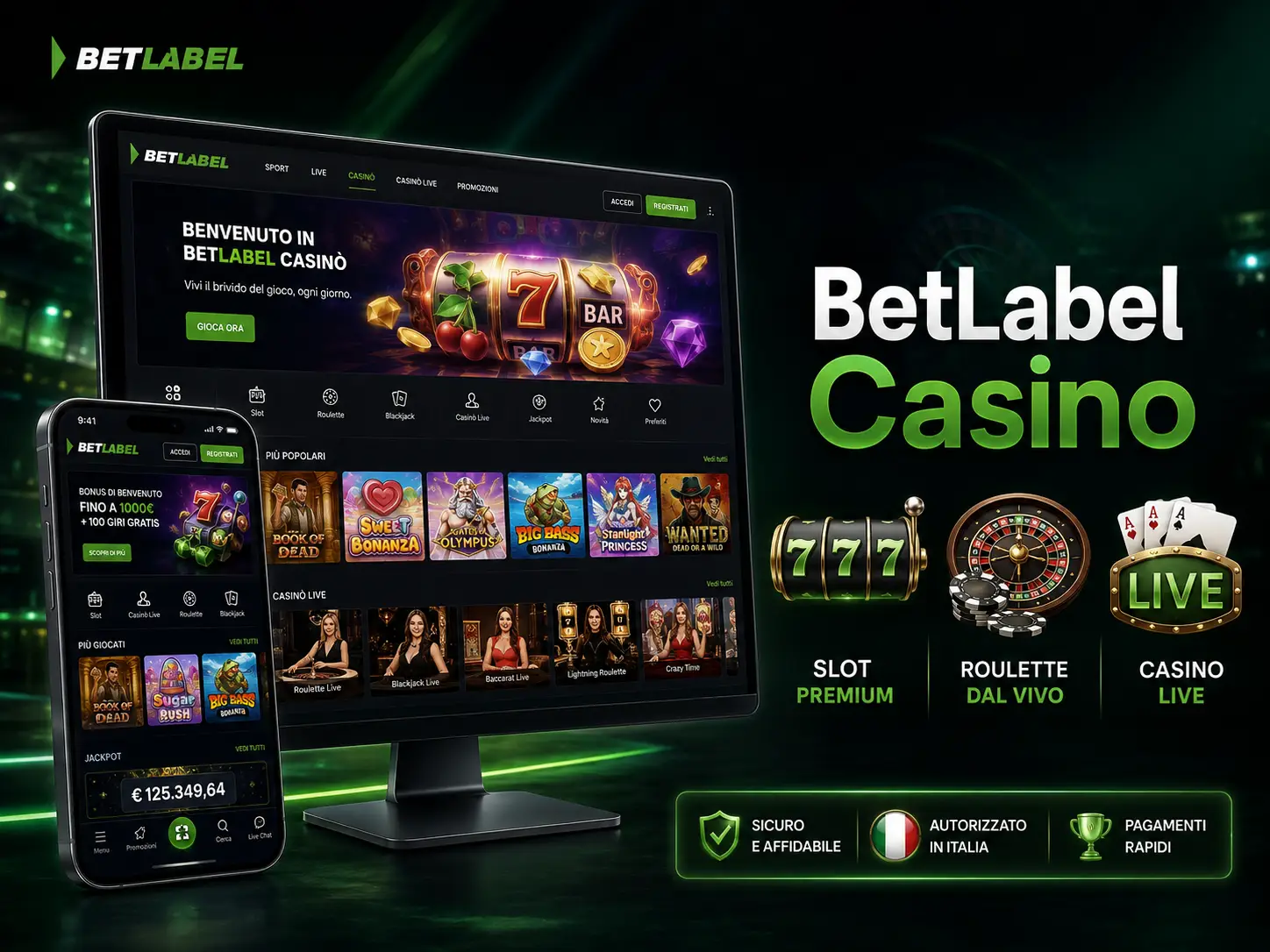 BetLabel Casino in Italy