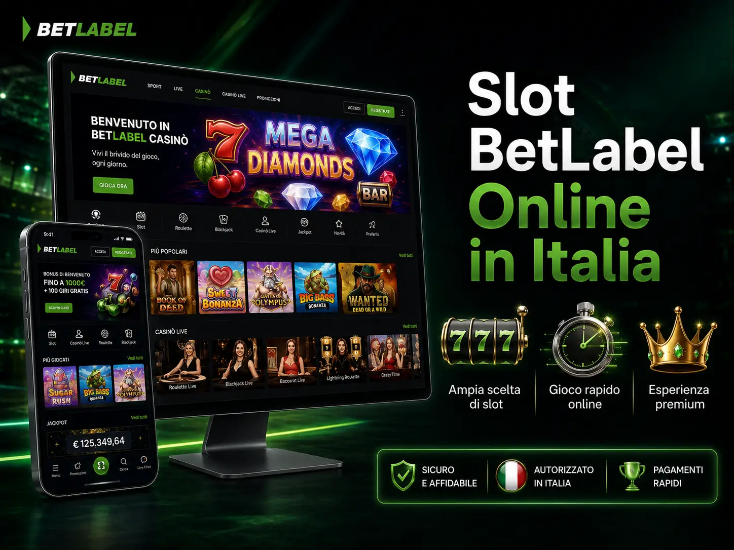 Slot BetLabel Online in Italia